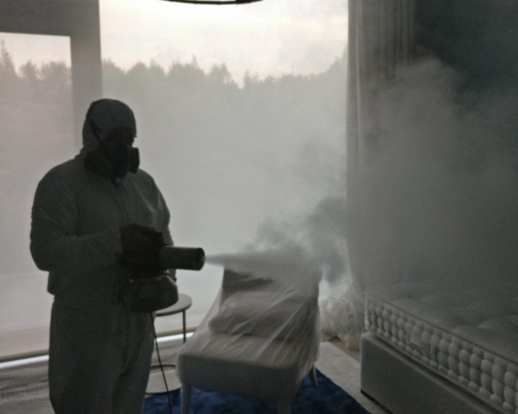 Сухой туман от запахов. Обработка сухим туманов в Барнауле. Цены